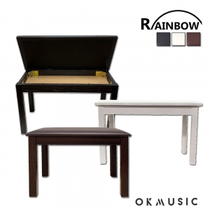디지털피아노 전자피아노 전자키보드 목재 수납 2인용 피아노 의자 RDB-900